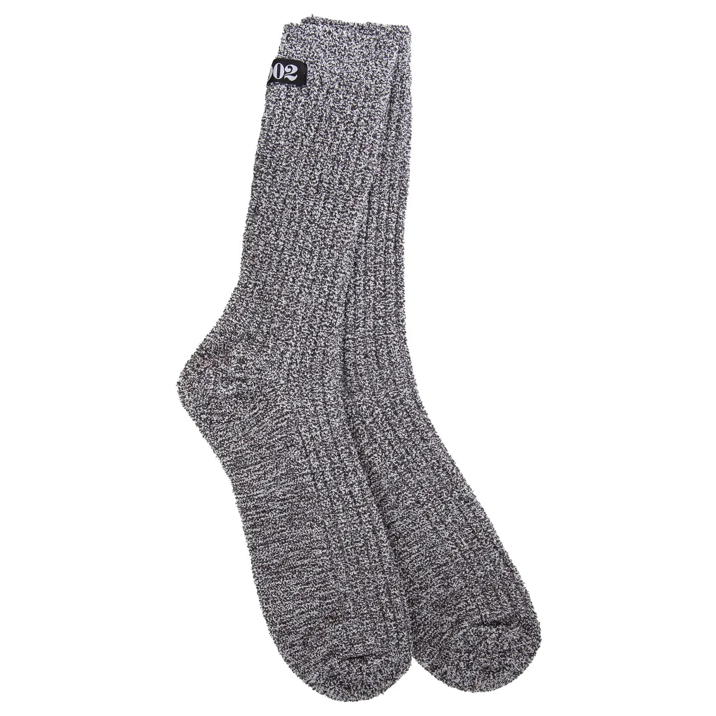 World's Softest Socks Men's Express Crew in Black