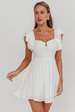 Load image into Gallery viewer, Picture Perfect Cowl Neck Dress in White
