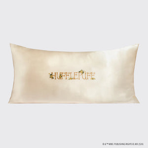 Harry Potter x Kitsch Hufflepuff King Satin Pillowcase