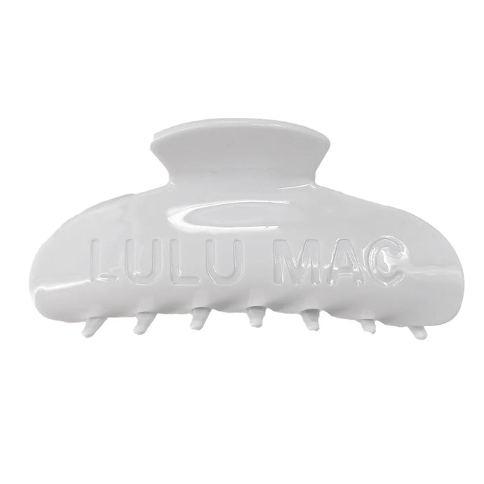 Lulu Mac Hair Clips in White