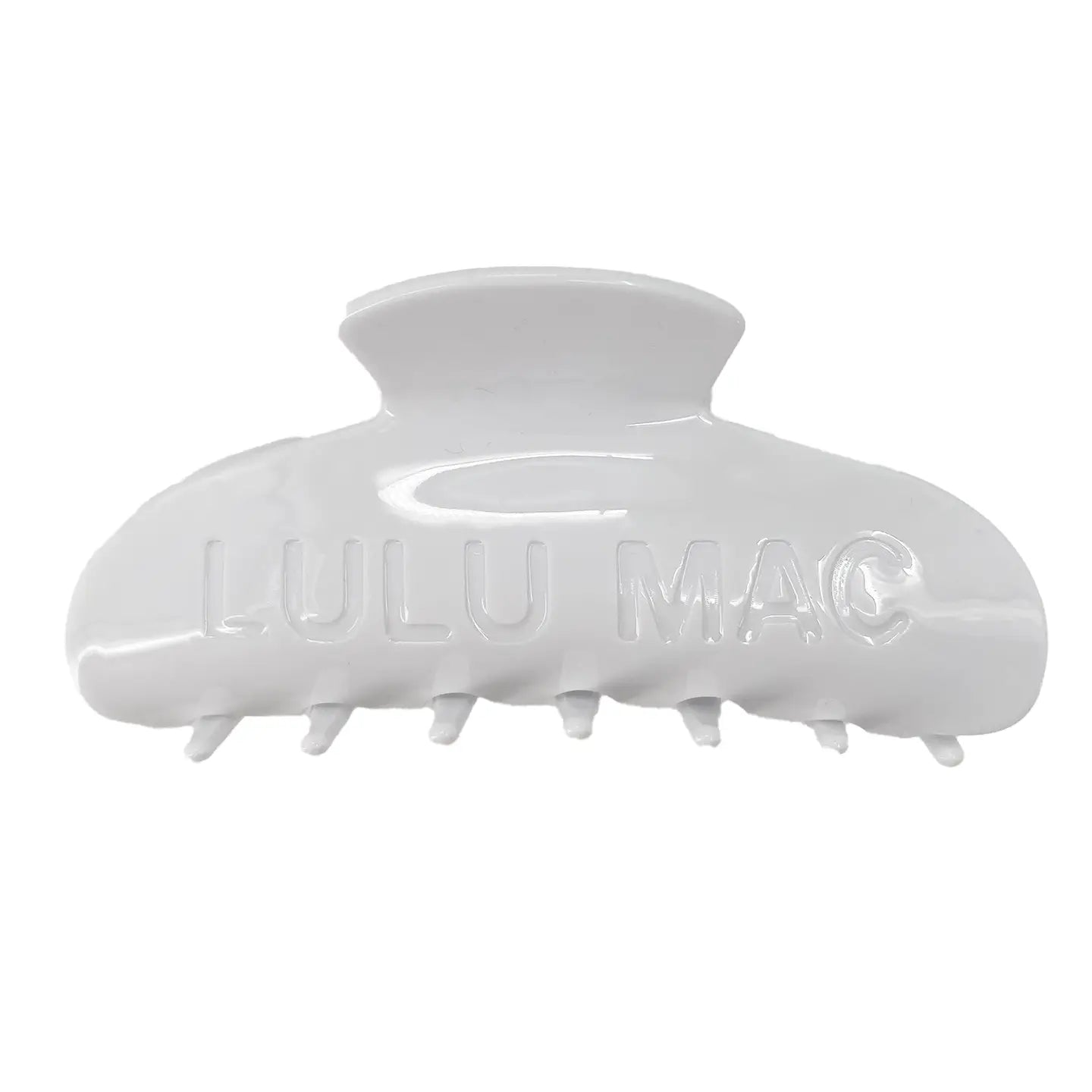 Lulu Mac Hair Clips in White