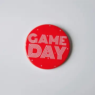 Red Game Day Button