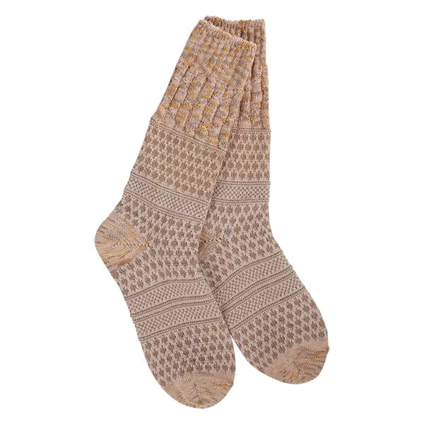 World's Softest Socks Gallery Textured Crew Rose