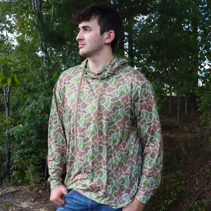 Southern Limit Pullover in Dark Camo
