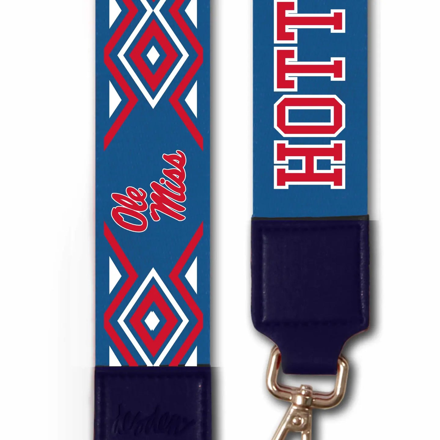 2' Printed Purse Strap Ole Miss