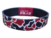 Load image into Gallery viewer, Versible Tap To Pray Wristbands-Team in Maroon &amp; Black