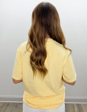 Load image into Gallery viewer, Jesus Applique Patchwork Tee in Butter