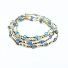 Load image into Gallery viewer, Erin Gray The Key West Gold-Filled and Waterproof Bracelet Turquoise