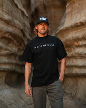 Load image into Gallery viewer, 'Jesus Is King' SS Tee in Black