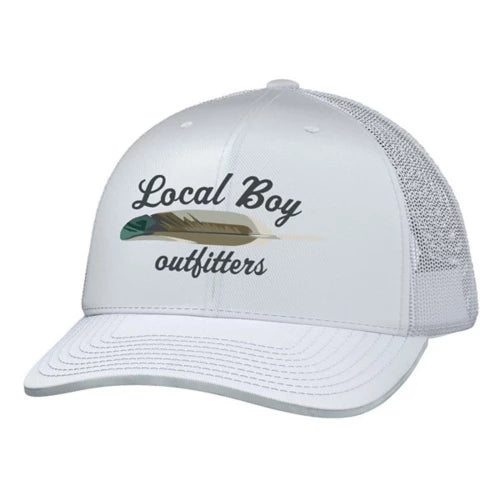 Local Boy Wood Duck Feather Trucker Hat