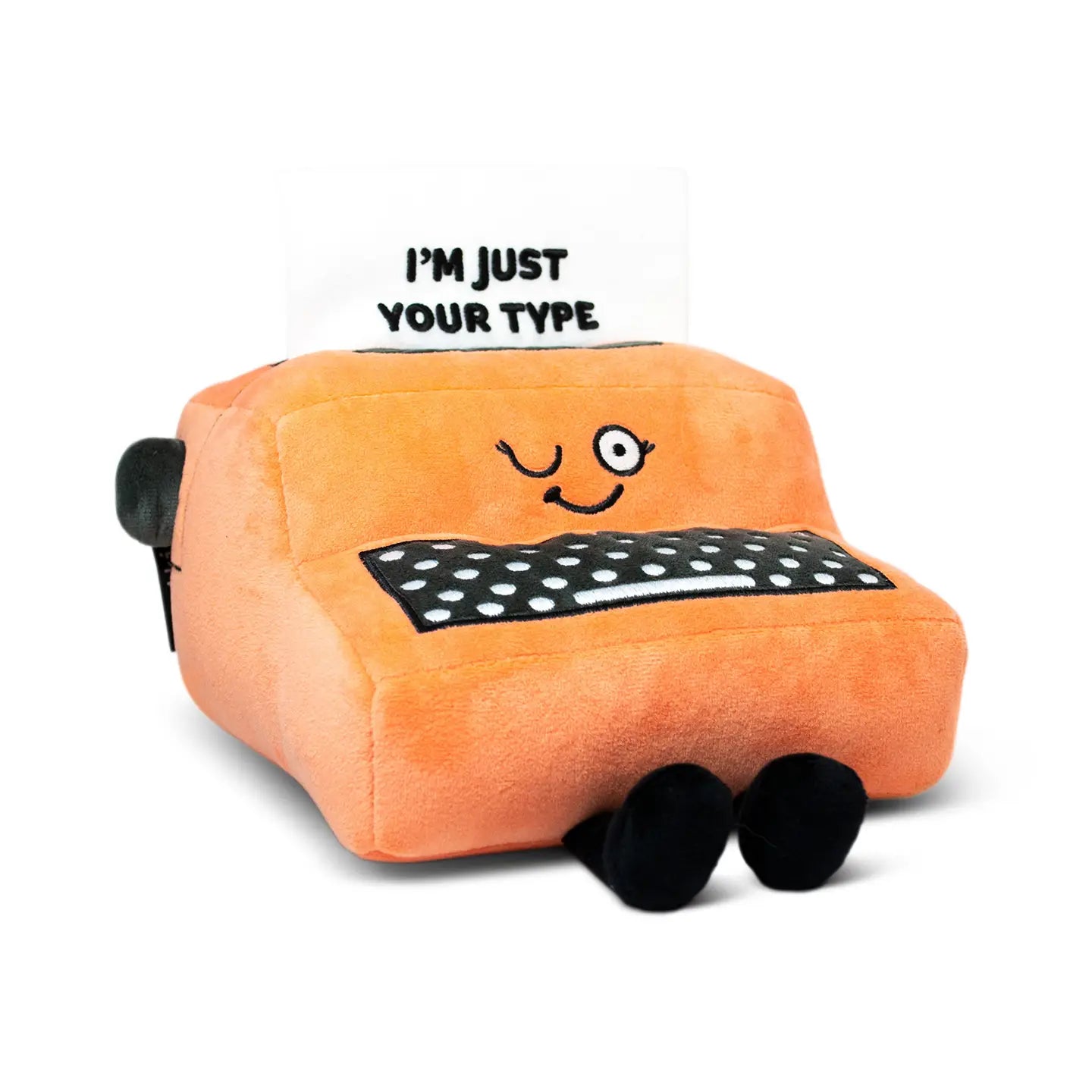 I'm Just Your Type Plush Typewriter