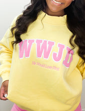 Load image into Gallery viewer, WWJD-He Would Love First Mockneck in Yellow