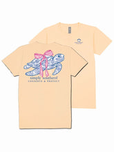 Load image into Gallery viewer, Simply Southern Turtle Silhouette Filled With Roses SS Tee