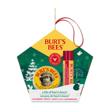 Load image into Gallery viewer, A Bit Of Burt's Cranberry Gift Set, Lip Balm &amp; Hand Salve
