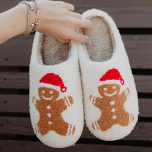 Load image into Gallery viewer, Gingerbread Man Slippers