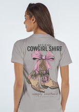 Load image into Gallery viewer, Simply Southern Cowgirl Boots With Bow SS Tee