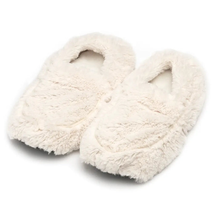 Cream Warmies Slippers
