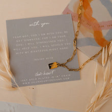 Load image into Gallery viewer, With You Mini Tag Necklace