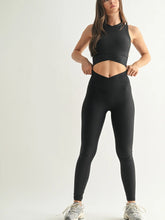 Load image into Gallery viewer, Better Me Leather Look Crossover Leggings