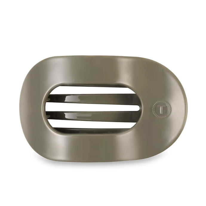 Teleties Medium Flat Round Clip Sage It Ain't So