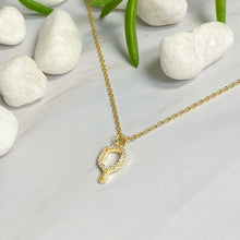 Load image into Gallery viewer, Club Pickleball Dainty Gold Necklace