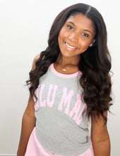 Load image into Gallery viewer, Lulu Mac Logo Tank in Lt Grey/Lt Pink