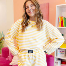 Load image into Gallery viewer, Lulu Mac Stripe LS Top in Yellow