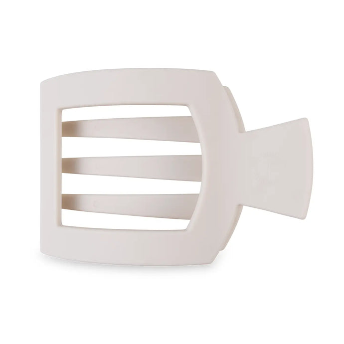 Teleties Large Flat Square Clip in Toasted