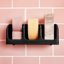 Load image into Gallery viewer, Kitsch Self-Draining Soap Dish in Black