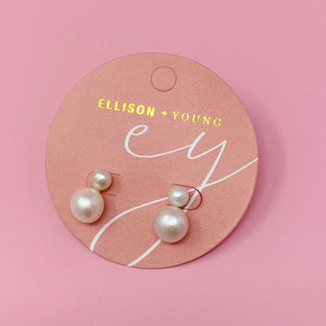 Who I Used to Be Classic Double Pearl Earrings