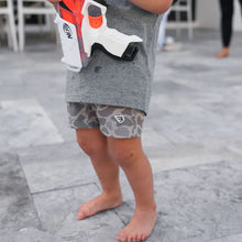 Load image into Gallery viewer, Burlebo Youth Athletic Shorts in Classic Deer Camo