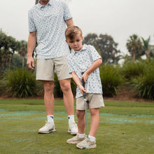 Load image into Gallery viewer, Burlebo Youth Light Khaki Everyday Shorts American Flag Pocket