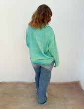 Load image into Gallery viewer, Dancing in the Flames French Terry Top in Jade