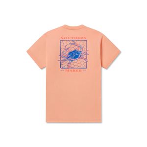 Southern Marsh Men's Blue Crab SS Tee