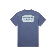 Load image into Gallery viewer, Southern Marsh Branding Retro Camo Tee in Washed Slate