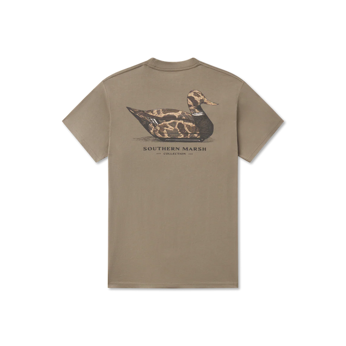 Southern Marsh Vintage Duck Decoy SS Tee in Stonewall Olive
