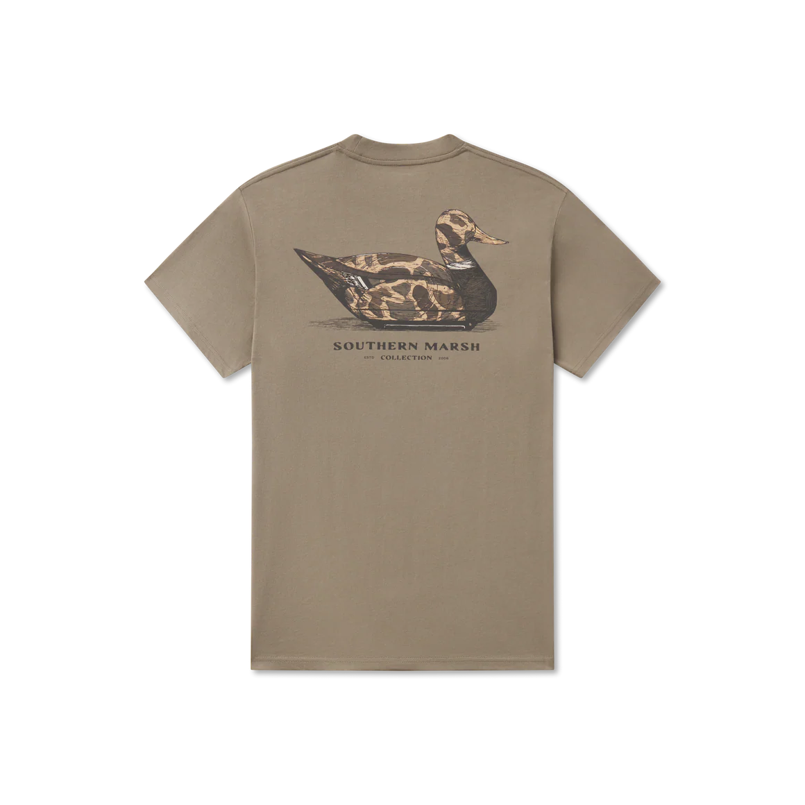 Southern Marsh Vintage Duck Decoy SS Tee in Stonewall Olive
