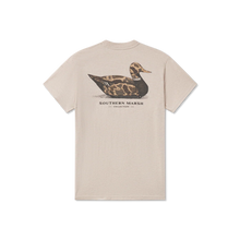 Load image into Gallery viewer, Southern Marsh Vintage Camo Duck Decoy SS Tee in Washed Oatmeal