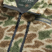 Load image into Gallery viewer, Burlebo Toddler Sherpa Full Zip Jacket in Alpine Camo