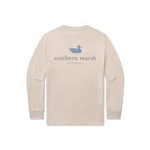 Load image into Gallery viewer, Southern Marsh Authentic LS Tee in Oatmeal