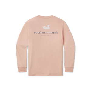 Southern Marsh LS Authentic Tee Terracotta