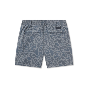 Southern Marsh Men's Billfish Lined Performance Short Light Blue Camo