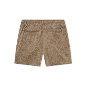 Southern Marsh Men's Billfish Lined Performance Short Brown Camo