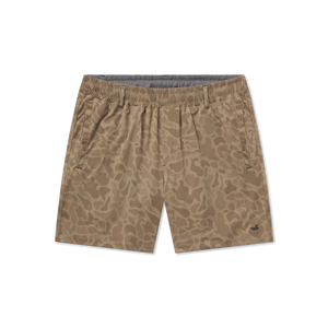 Southern Marsh Men's Billfish Lined Performance Short Brown Camo