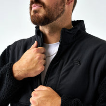 Load image into Gallery viewer, Burlebo Sherpa Full Zip Jacket in Black