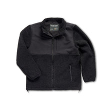 Load image into Gallery viewer, Burlebo Sherpa Full Zip Jacket in Black