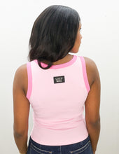 Load image into Gallery viewer, Lulu Mac Logo Tank in Lt Pink/Bubblegum