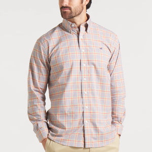 Southern Marsh Baker Performance Gingham Dress Shirt