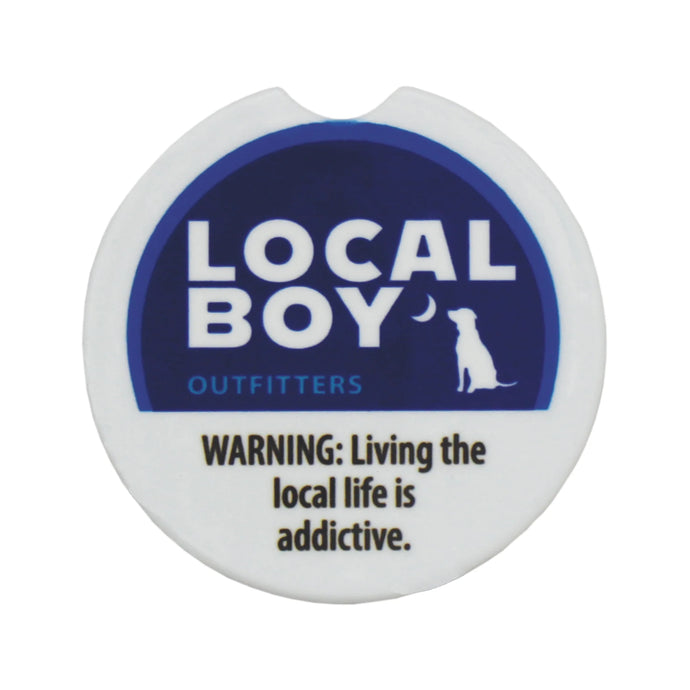 Local Boy Car Coaster in Peppermint