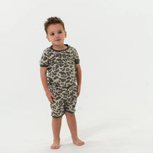 Load image into Gallery viewer, Burlebo Youth Sleep Short Set in Classic Deer Camo